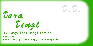 dora dengl business card